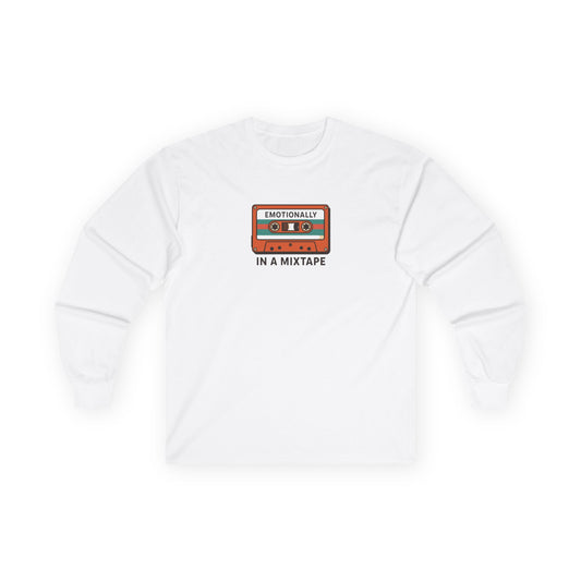 Long Sleeve Tee - Personalize Emotionally in a Mixtape with Birth Year or Name Unisex Ultra Cotton Long Sleeve Tee