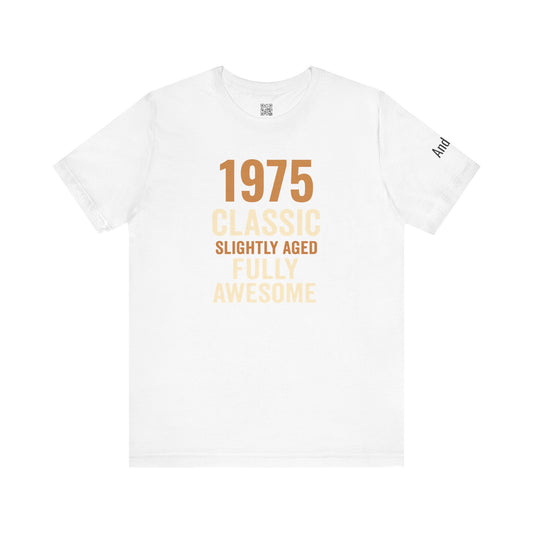 Personalized Vintage Unisex Tee with Birth Year and Name/Favorite Quote Sleeve Unisex Jersey Short Sleeve Tee