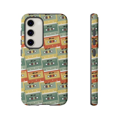 Retro Phone Case - 80s 90s Jam Cassette Tapes, Unique Gift for Music Lovers, Birthday Present, Vintage Style Phone Cover, Cassette Design