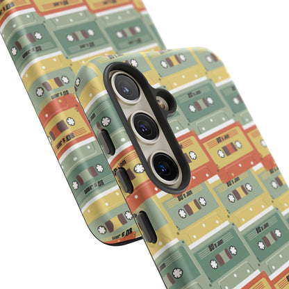 Retro Phone Case - 80s 90s Jam Cassette Tapes, Unique Gift for Music Lovers, Birthday Present, Vintage Style Phone Cover, Cassette Design