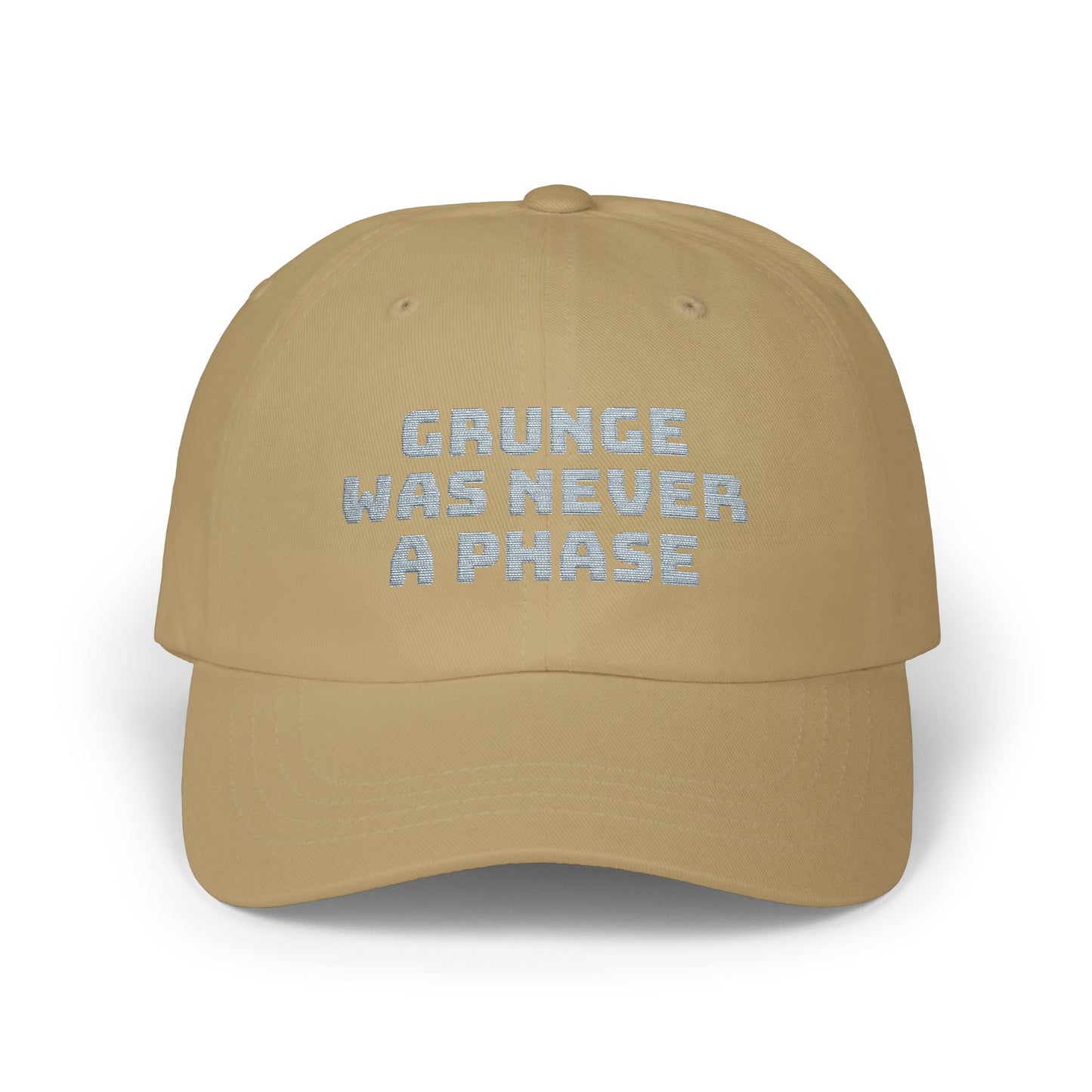 Grunge Phase Dad Cap, Vintage Style Hat, Casual Streetwear, Music Lover Gift, Trendy Accessory for Teens and Adults