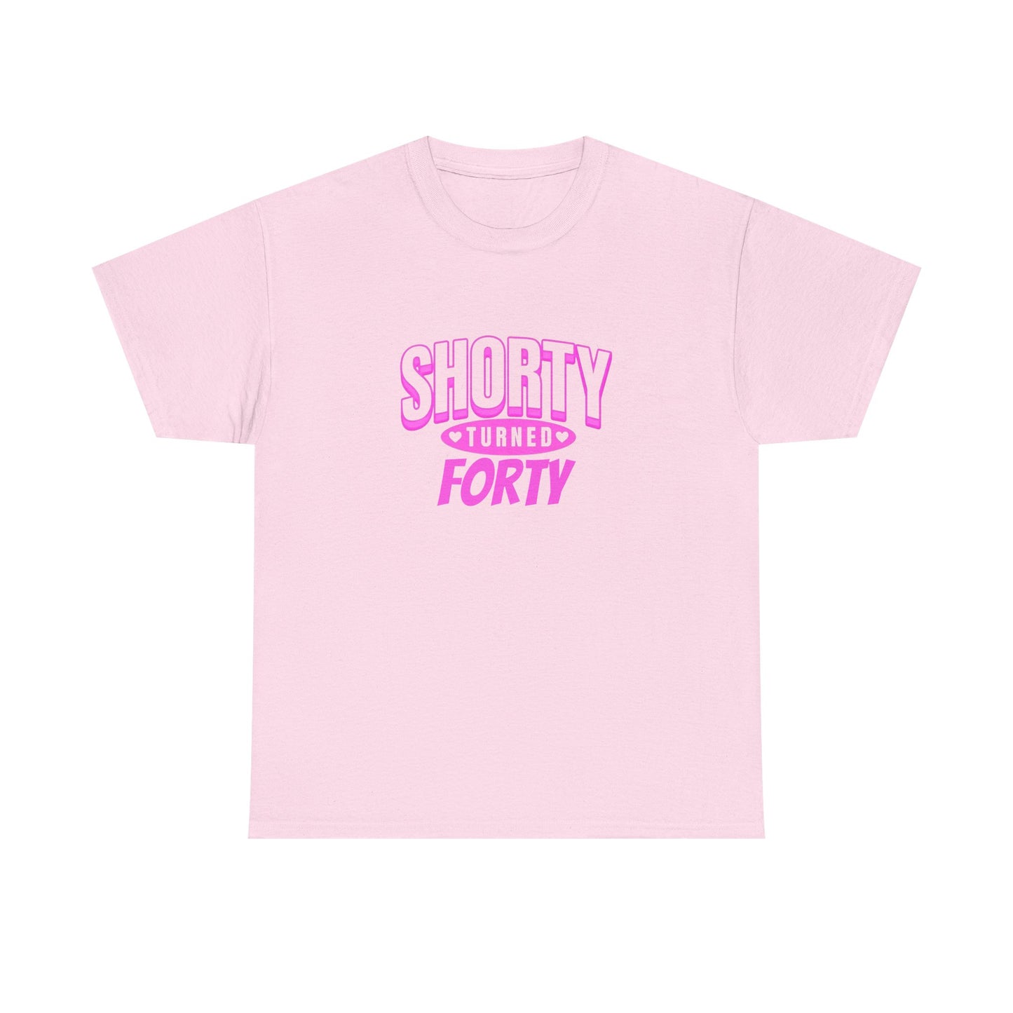 Personalized Shorty Forty Unisex Tee Unisex Birthday Celebration Tee - Shorty Turned Forty, Fun T-Shirt, Retro Gift, Milestone Birthday Apparel, Unique Party Wear