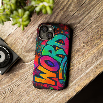 Phone Cases 90s Slang 'Word' Graffiti Tough Cases