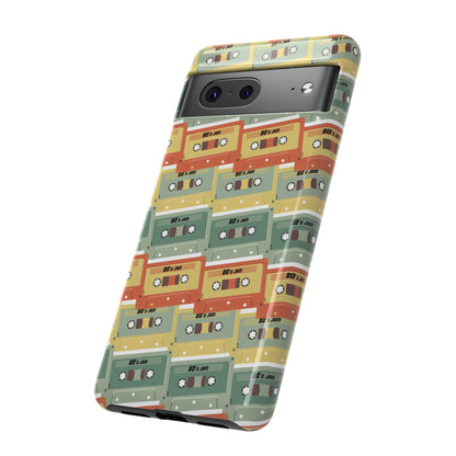 Retro Phone Case - 80s 90s Jam Cassette Tapes, Unique Gift for Music Lovers, Birthday Present, Vintage Style Phone Cover, Cassette Design