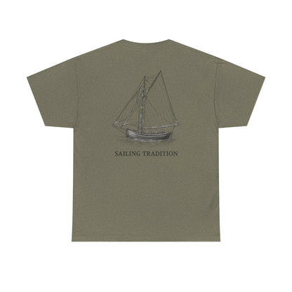 Sailing Tradition Tee - Galway, Ireland Shamrock Design