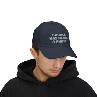 Grunge Phase Dad Cap, Vintage Style Hat, Casual Streetwear, Music Lover Gift, Trendy Accessory for Teens and Adults