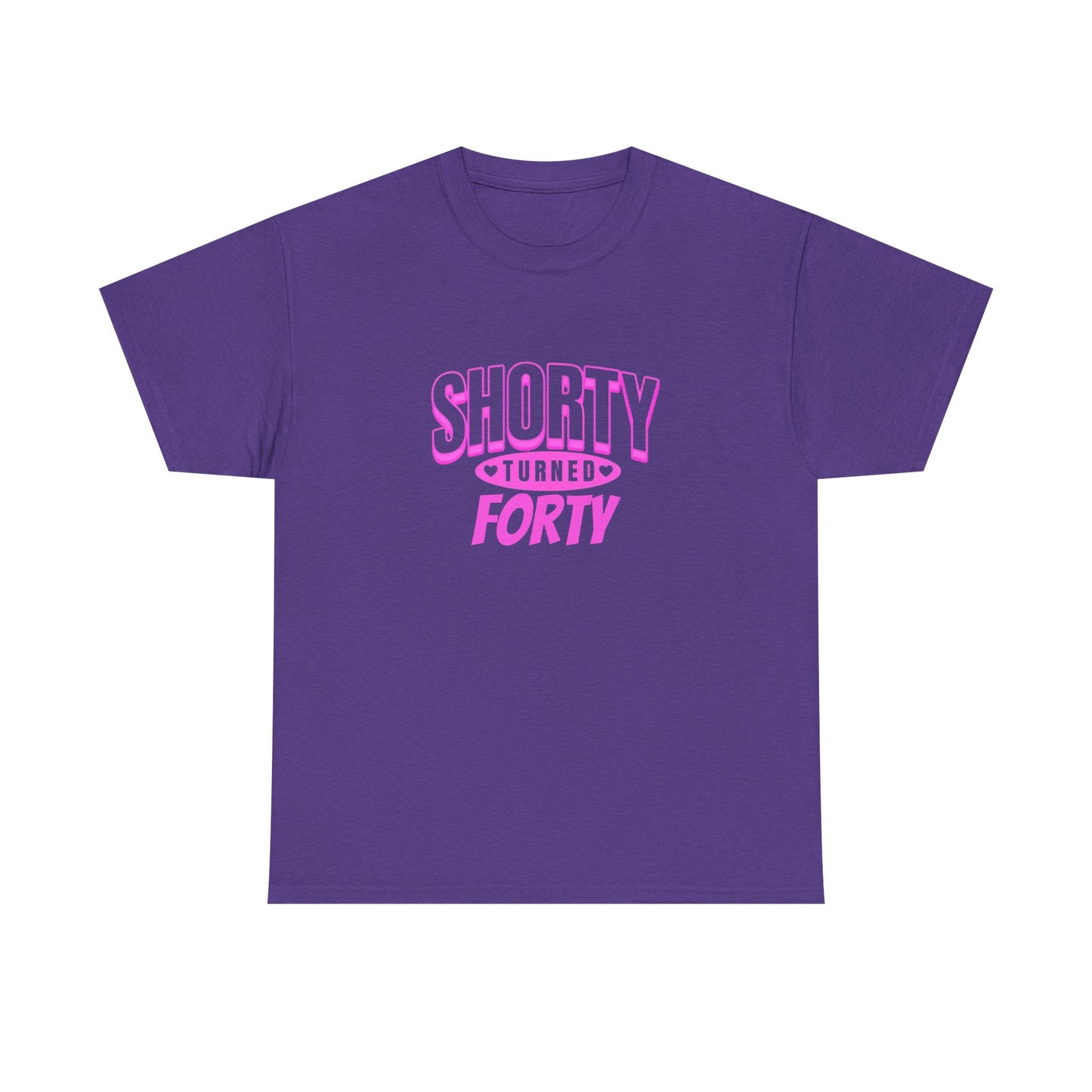 Personalized Shorty Forty Unisex Tee Unisex Birthday Celebration Tee - Shorty Turned Forty, Fun T-Shirt, Retro Gift, Milestone Birthday Apparel, Unique Party Wear