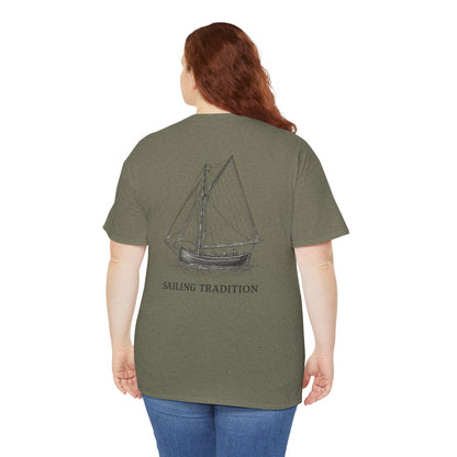 Sailing Tradition Tee - Galway, Ireland Shamrock Design