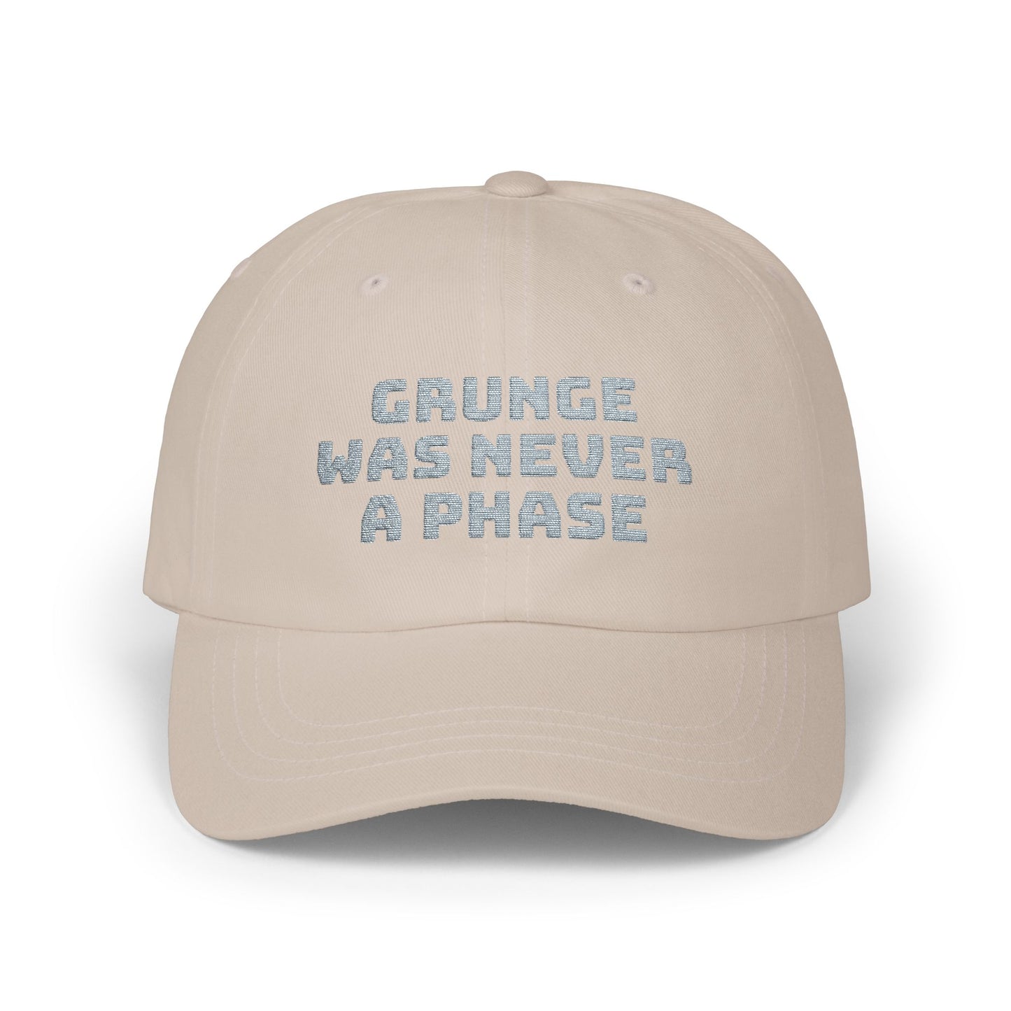 Grunge Phase Dad Cap, Vintage Style Hat, Casual Streetwear, Music Lover Gift, Trendy Accessory for Teens and Adults