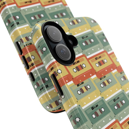 Retro Phone Case - 80s 90s Jam Cassette Tapes, Unique Gift for Music Lovers, Birthday Present, Vintage Style Phone Cover, Cassette Design