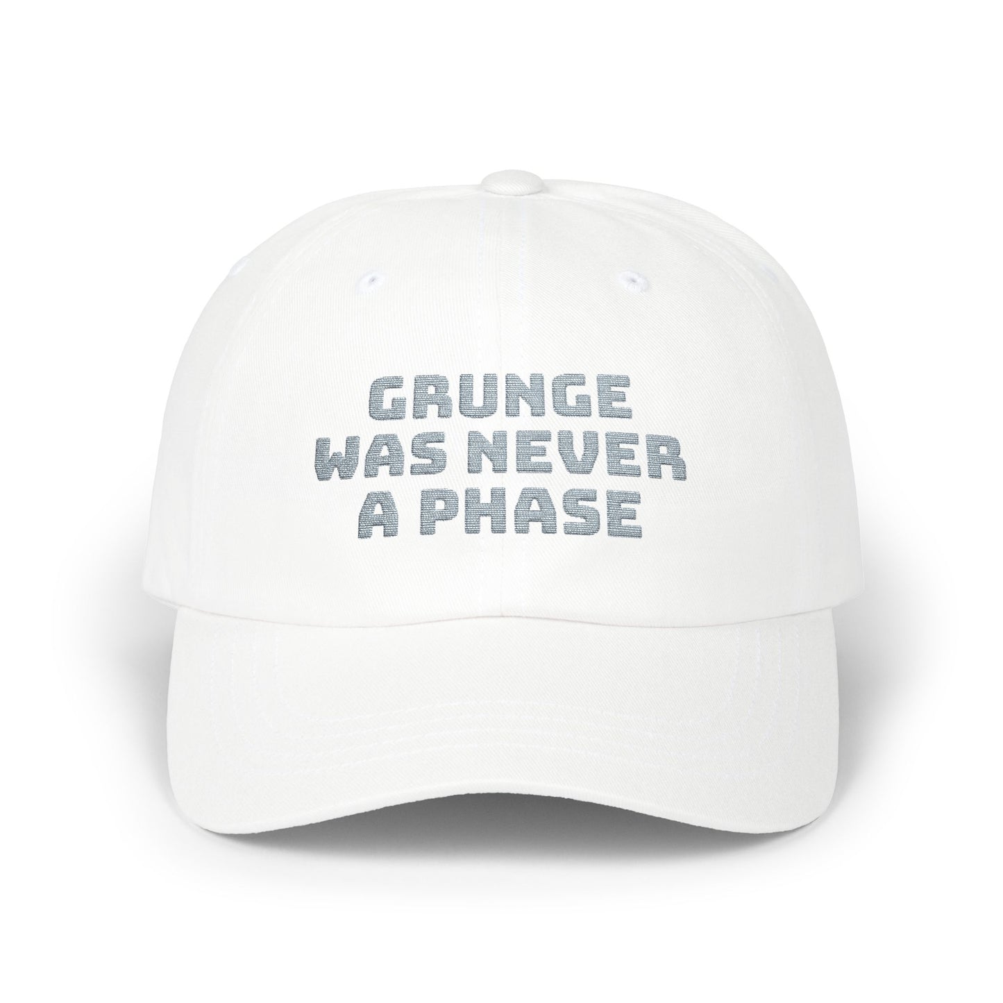 Grunge Phase Dad Cap, Vintage Style Hat, Casual Streetwear, Music Lover Gift, Trendy Accessory for Teens and Adults
