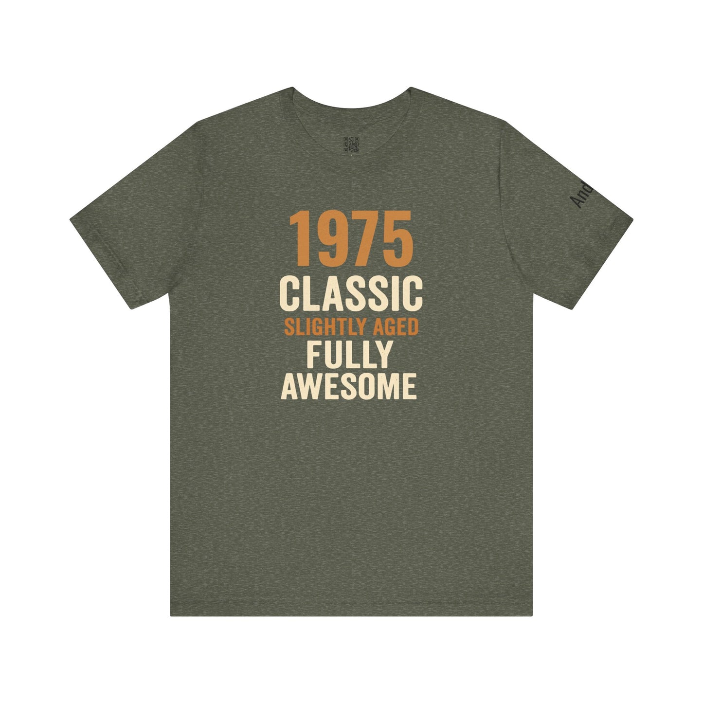 Personalized Vintage Unisex Tee with Birth Year and Name/Favorite Quote Sleeve Unisex Jersey Short Sleeve Tee