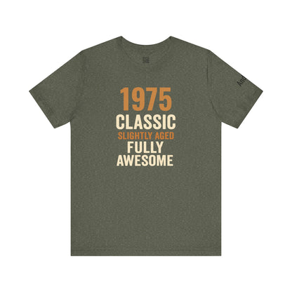 Personalized Vintage Unisex Tee with Birth Year and Name/Favorite Quote Sleeve Unisex Jersey Short Sleeve Tee