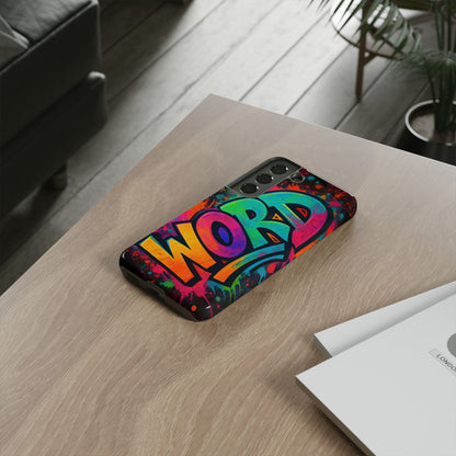 Phone Cases 90s Slang 'Word' Graffiti Tough Cases