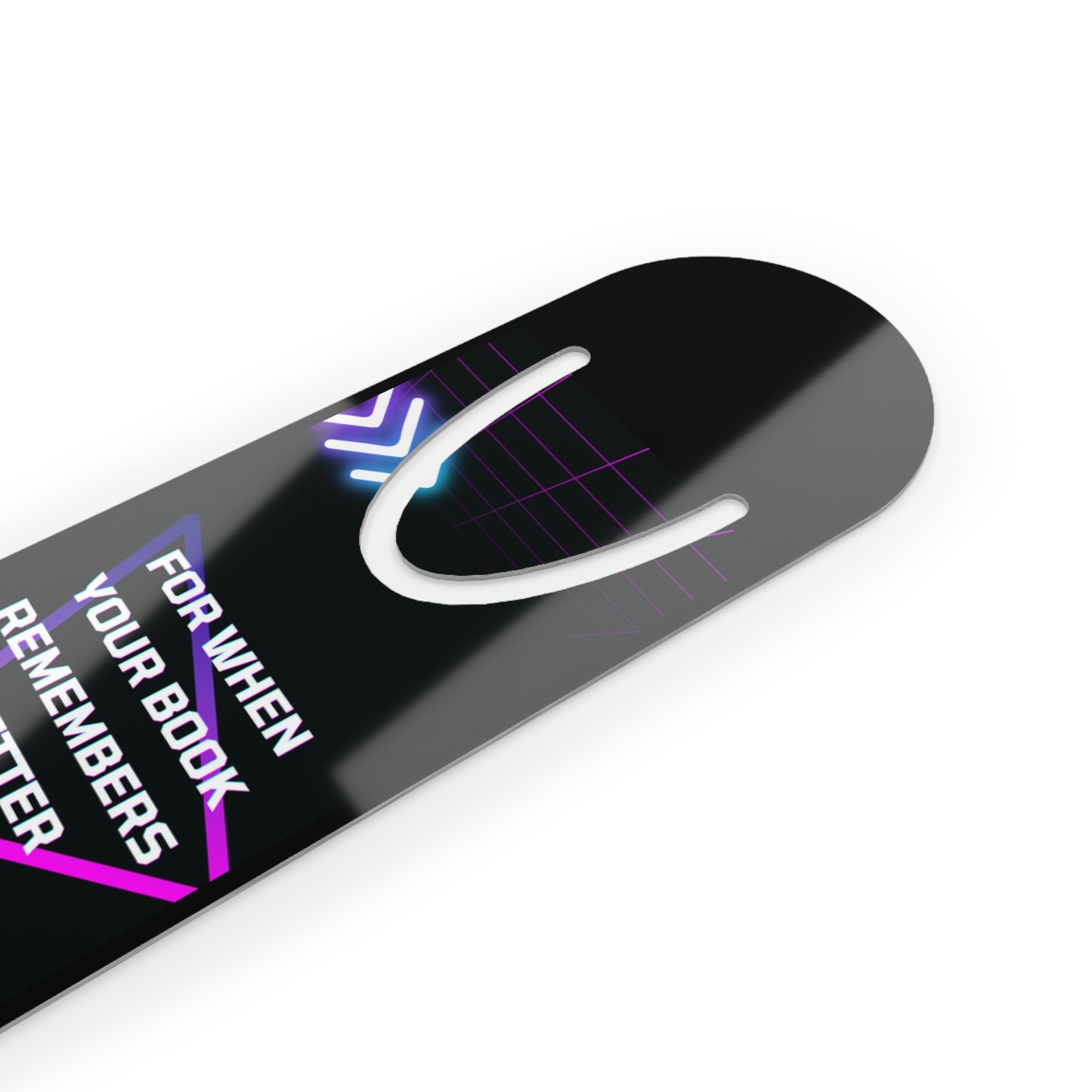 Neon Retro Bookmark - Funny Memory Loss Reminder Perfect for Book Lovers, Teachers, and Students; Gifts for Readers, Bookmarks, Reading Accessories