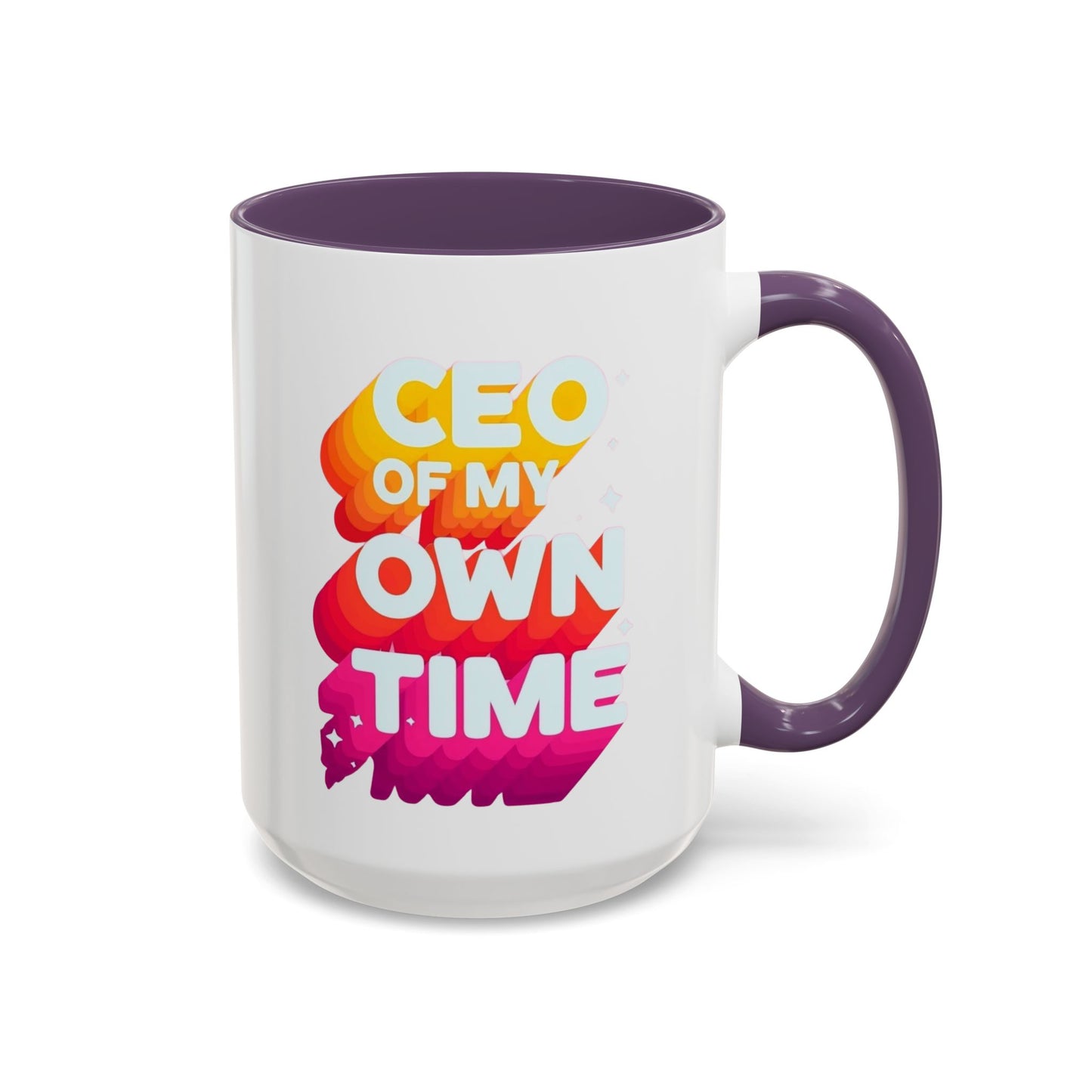 Personalize CEO of My Own Time Coffee Mug | Inspirational Accent Mug | Unique Gift for Entrepreneurs, Graduations, or Motivational Breaks, [...]