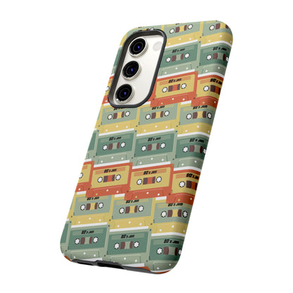 Retro Phone Case - 80s 90s Jam Cassette Tapes, Unique Gift for Music Lovers, Birthday Present, Vintage Style Phone Cover, Cassette Design