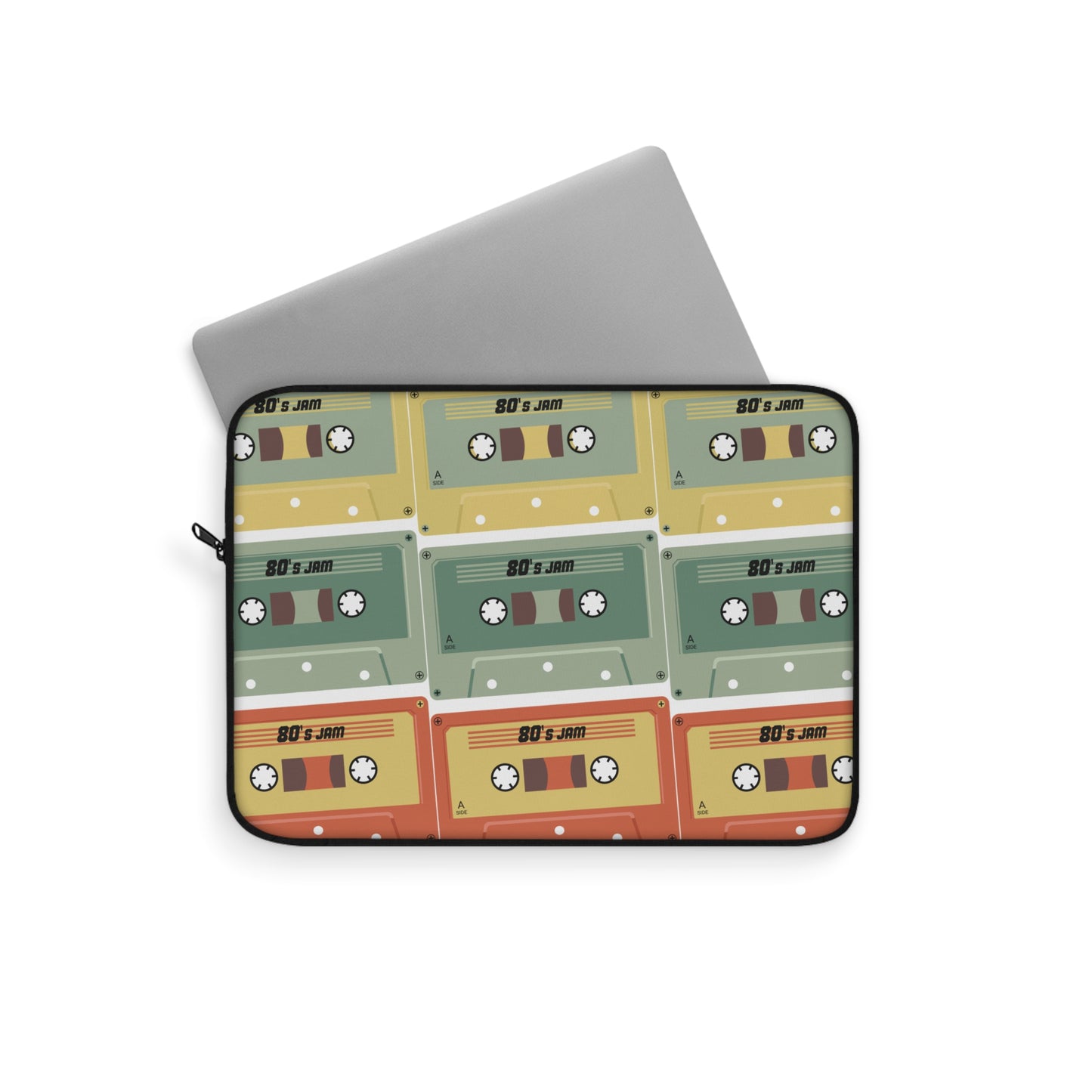 Fun 80s 90s Cassette Laptop Sleeve - Unique Tech Accessory, Gift for Geeks, Midlife Crisis Humor, Computer Case for Home, Office