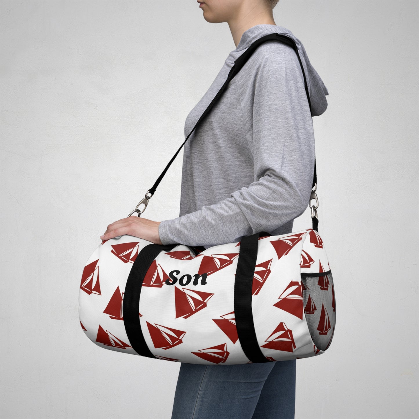 Nautical Style Duffel Bag - Perfect for Travel, Gym, Weekend Getaways, Sailor Gifts, Outdoor Adventures