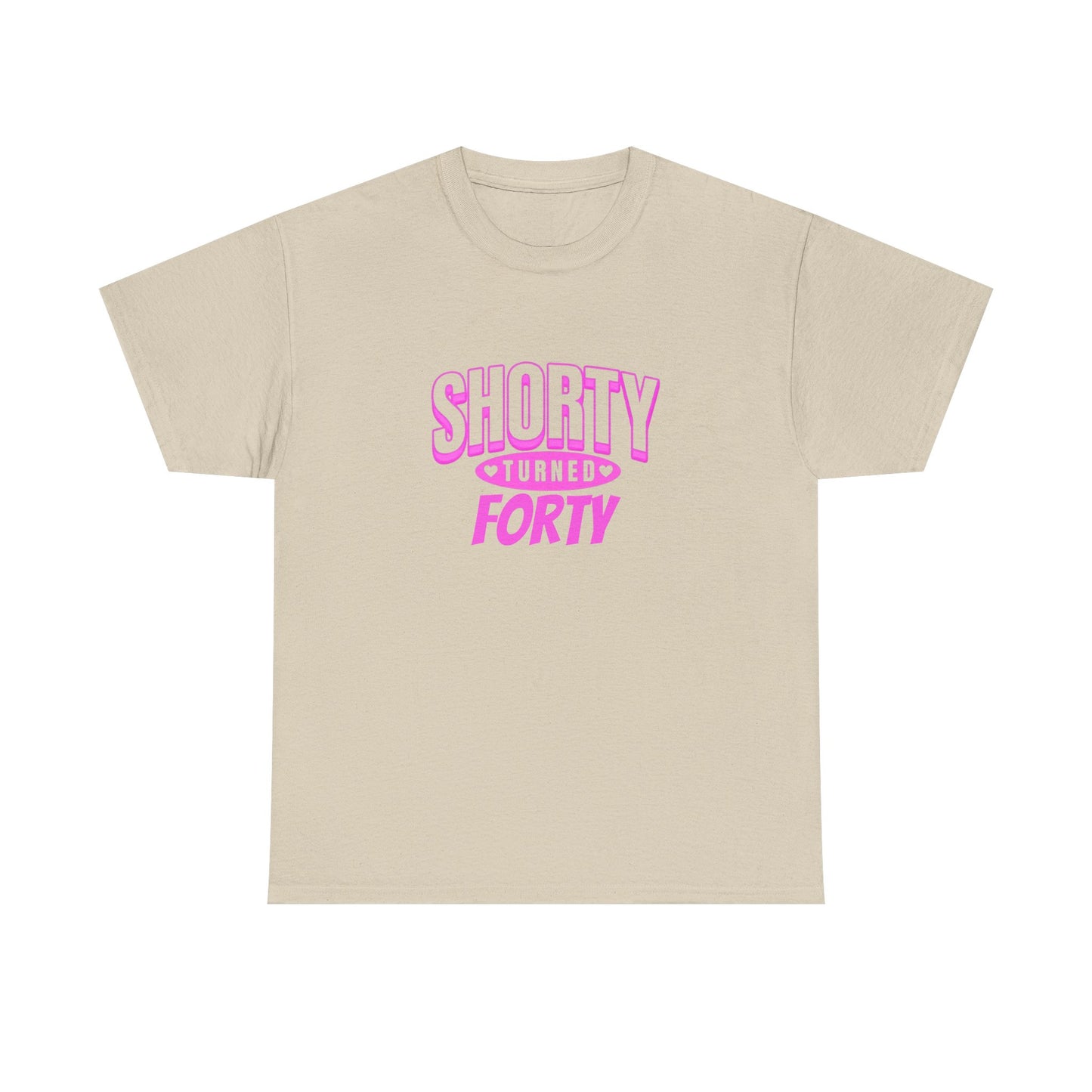 Personalized Shorty Forty Unisex Tee Unisex Birthday Celebration Tee - Shorty Turned Forty, Fun T-Shirt, Retro Gift, Milestone Birthday Apparel, Unique Party Wear