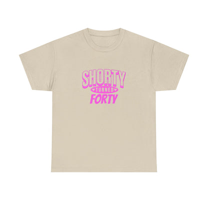Personalized Shorty Forty Unisex Tee Unisex Birthday Celebration Tee - Shorty Turned Forty, Fun T-Shirt, Retro Gift, Milestone Birthday Apparel, Unique Party Wear