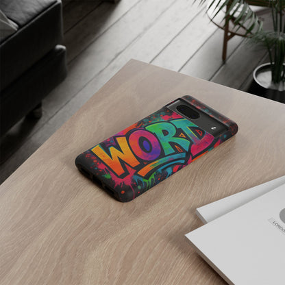 Phone Cases 90s Slang 'Word' Graffiti Tough Cases