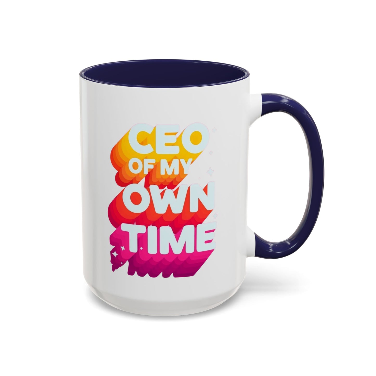 Personalize CEO of My Own Time Coffee Mug | Inspirational Accent Mug | Unique Gift for Entrepreneurs, Graduations, or Motivational Breaks, [...]