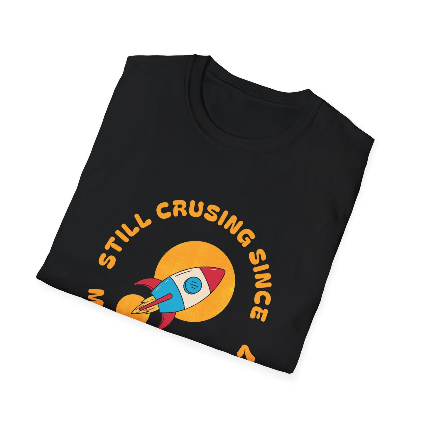 Personalize Retro Rocket Launch T-Shirt, Unisex Tee, Space Theme Shirt, Gift for Space Lovers, Vintage Style Shirt, Birthday Gift