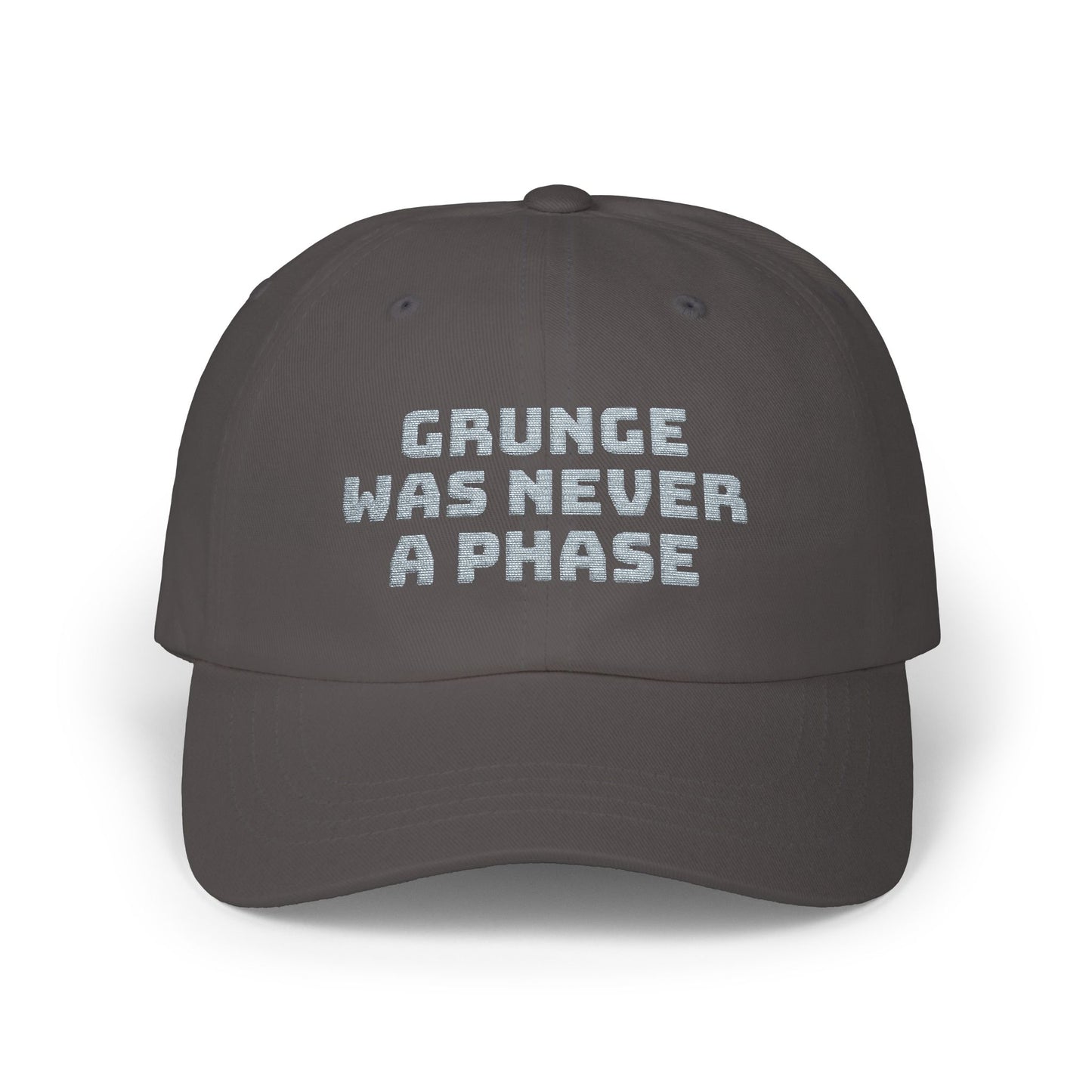 Grunge Phase Dad Cap, Vintage Style Hat, Casual Streetwear, Music Lover Gift, Trendy Accessory for Teens and Adults
