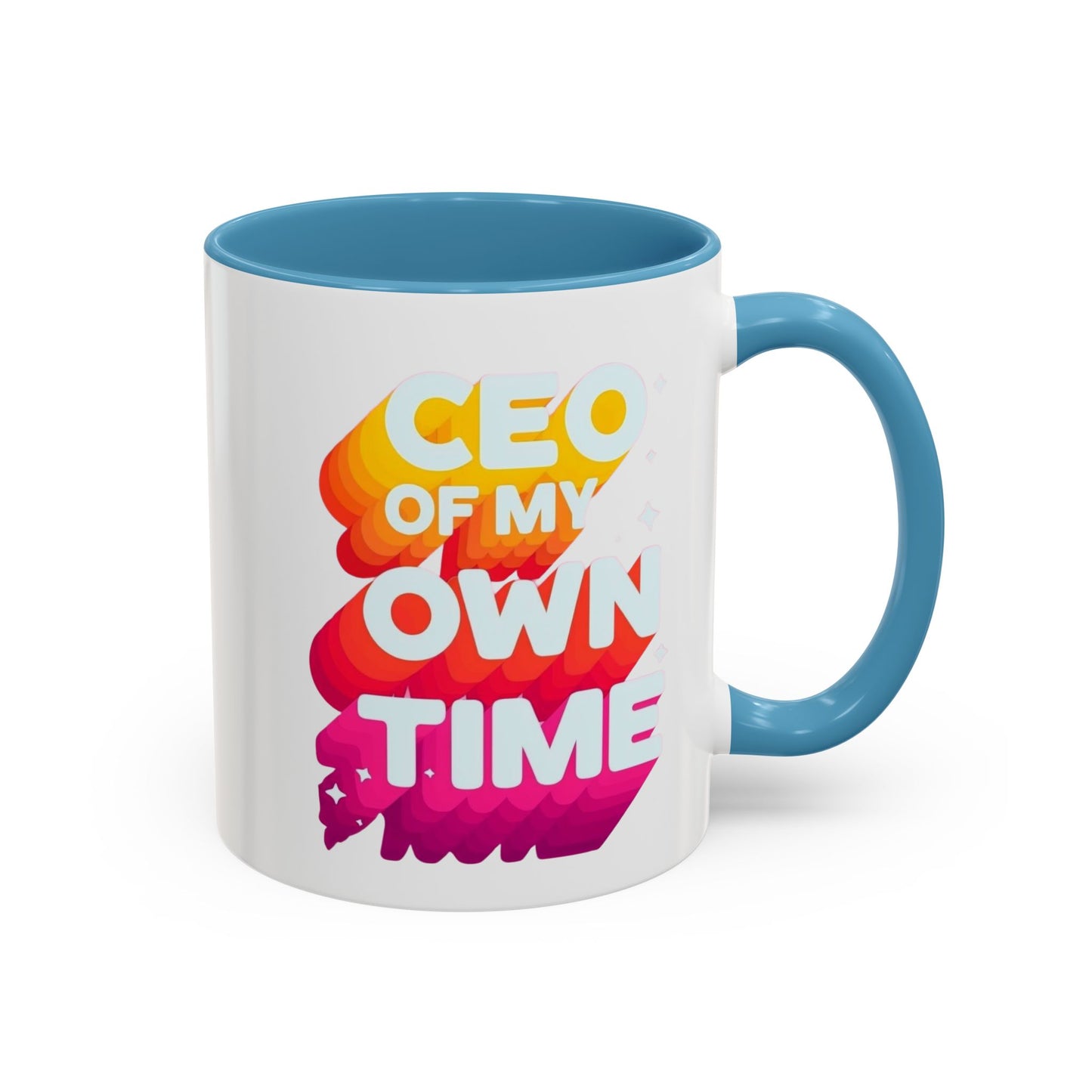 Personalize CEO of My Own Time Coffee Mug | Inspirational Accent Mug | Unique Gift for Entrepreneurs, Graduations, or Motivational Breaks, [...]