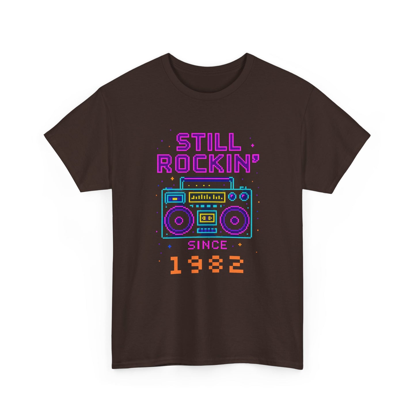 Personalized Birth Year Boombox Unisex Tee - Retro Nostalgia Personalized Shirt