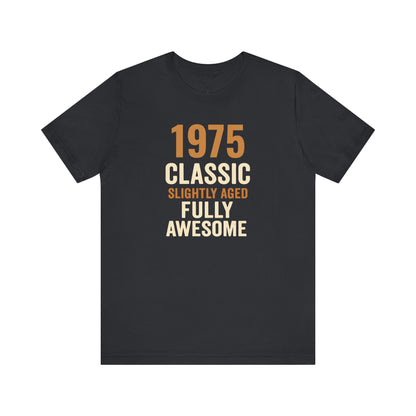 Personalized Vintage Unisex Tee with Birth Year and Name/Favorite Quote Sleeve Unisex Jersey Short Sleeve Tee
