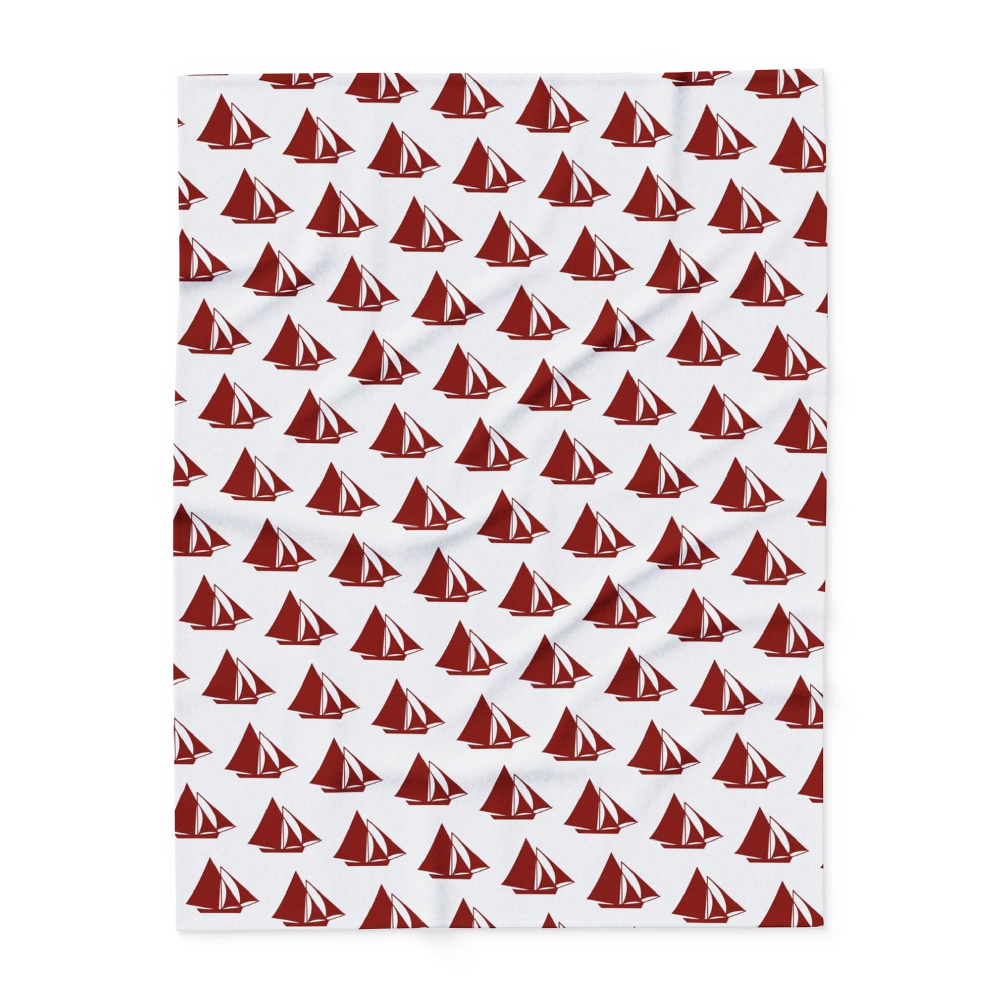Fleece Blanket - Cozy Arctic Ocean Galway Hooker Design