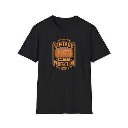 Vintage Birthyear Personalized  Aged to Perfection T-Shirt, Vintage 70s or 80s Tee, Fun Nostalgic Gift, Unisex Casual Wear, Perfect for Birthdays and Retro Parties