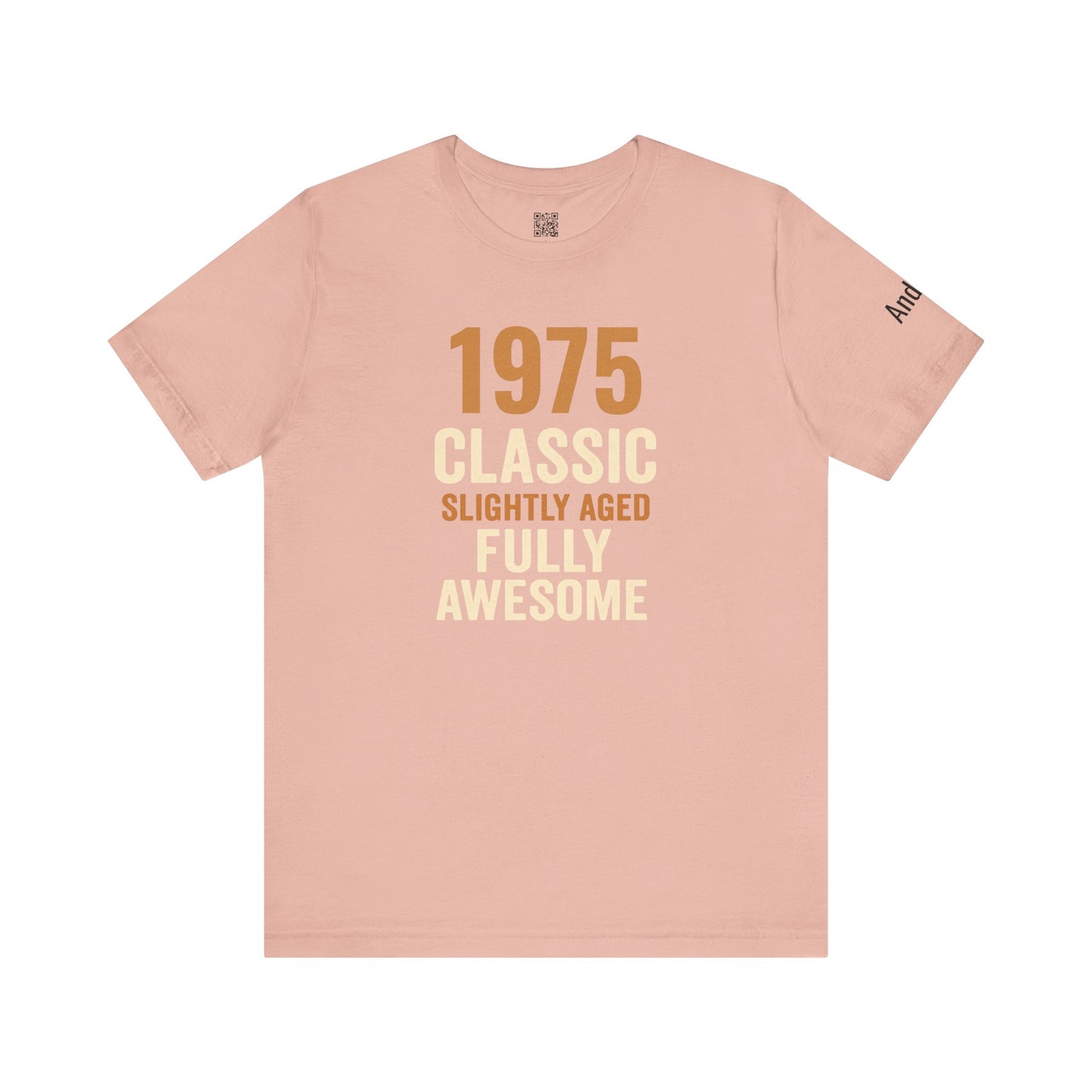 Personalized Vintage Unisex Tee with Birth Year and Name/Favorite Quote Sleeve Unisex Jersey Short Sleeve Tee