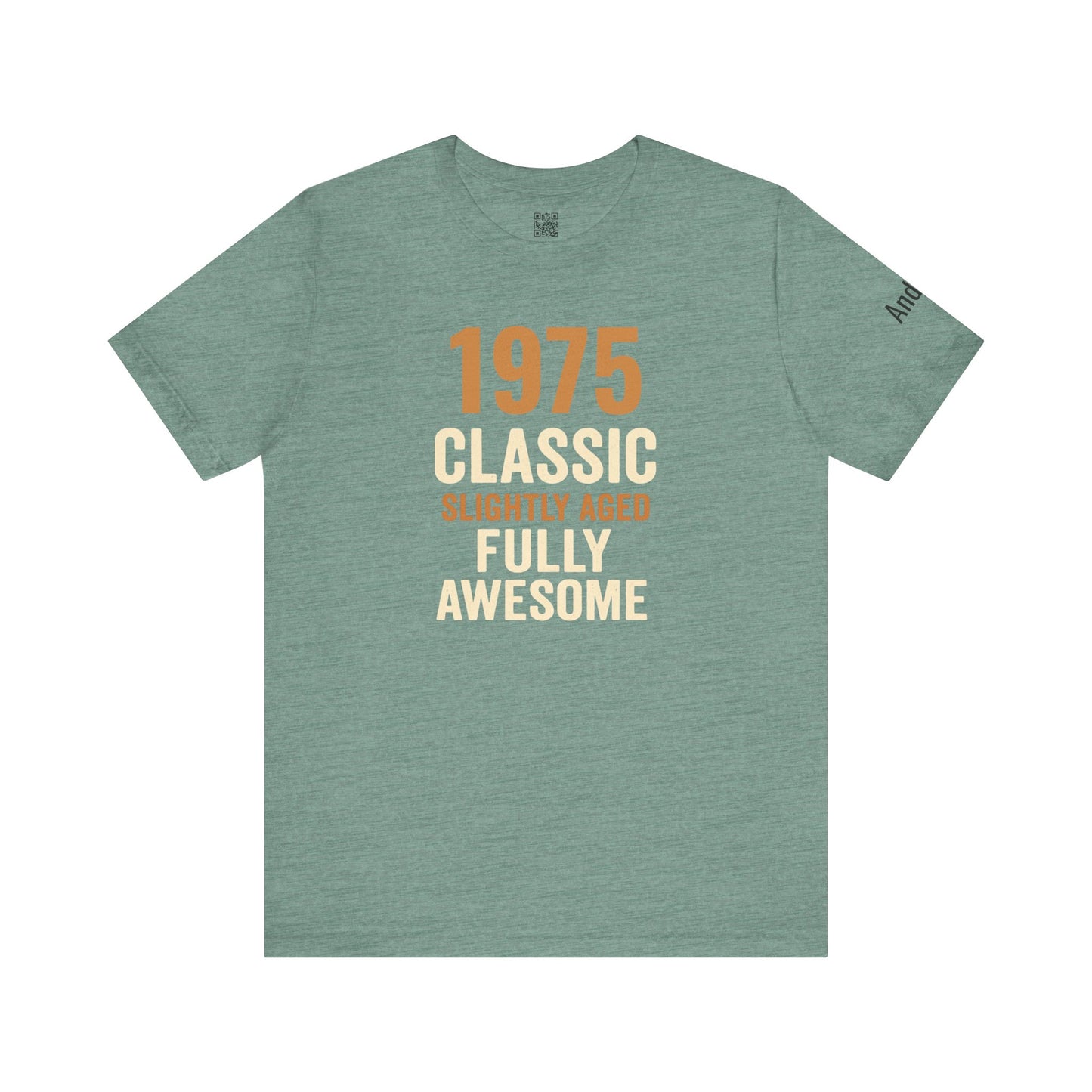 Personalized Vintage Unisex Tee with Birth Year and Name/Favorite Quote Sleeve Unisex Jersey Short Sleeve Tee