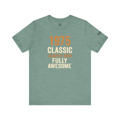 Personalized Vintage Unisex Tee with Birth Year and Name/Favorite Quote Sleeve Unisex Jersey Short Sleeve Tee