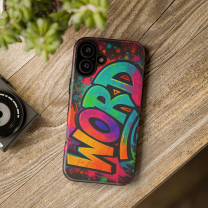Phone Cases 90s Slang 'Word' Graffiti Tough Cases