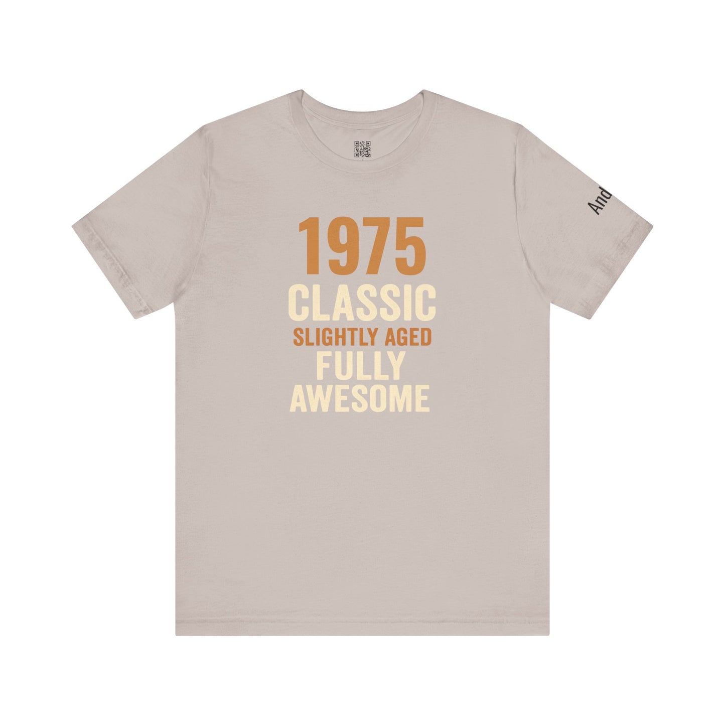 Personalized Vintage Unisex Tee with Birth Year and Name/Favorite Quote Sleeve Unisex Jersey Short Sleeve Tee