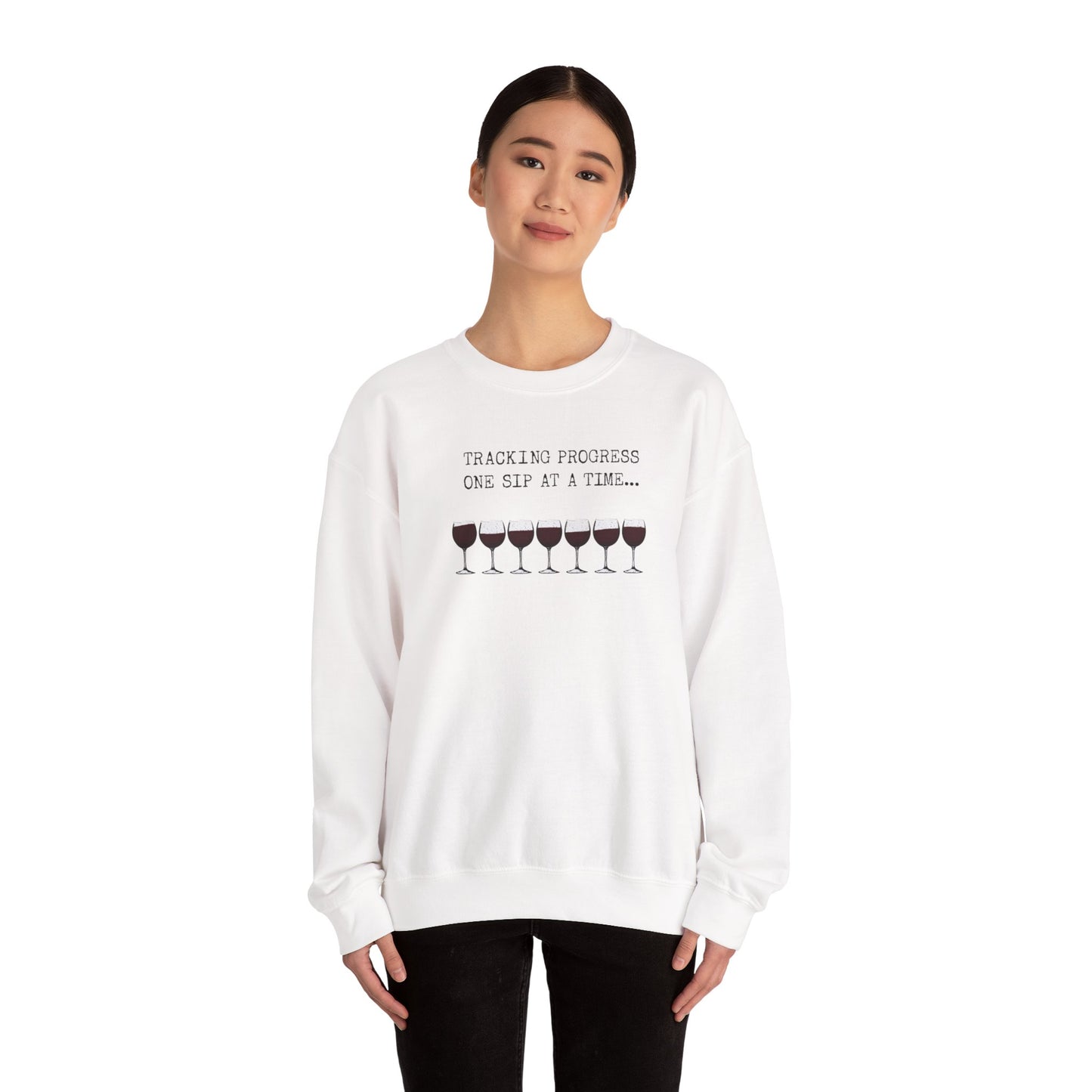 Sweatshirt with Sassy Wine Quote, Perfect for Wine Lovers, Gift for Her, Cozy Crewneck, Great for Parties or Celebrations