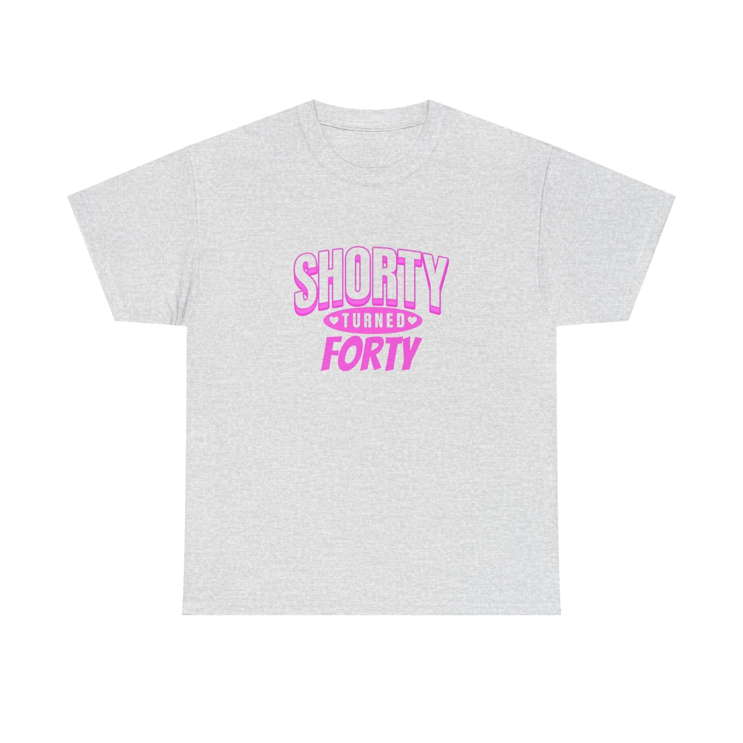 Personalized Shorty Forty Unisex Tee Unisex Birthday Celebration Tee - Shorty Turned Forty, Fun T-Shirt, Retro Gift, Milestone Birthday Apparel, Unique Party Wear