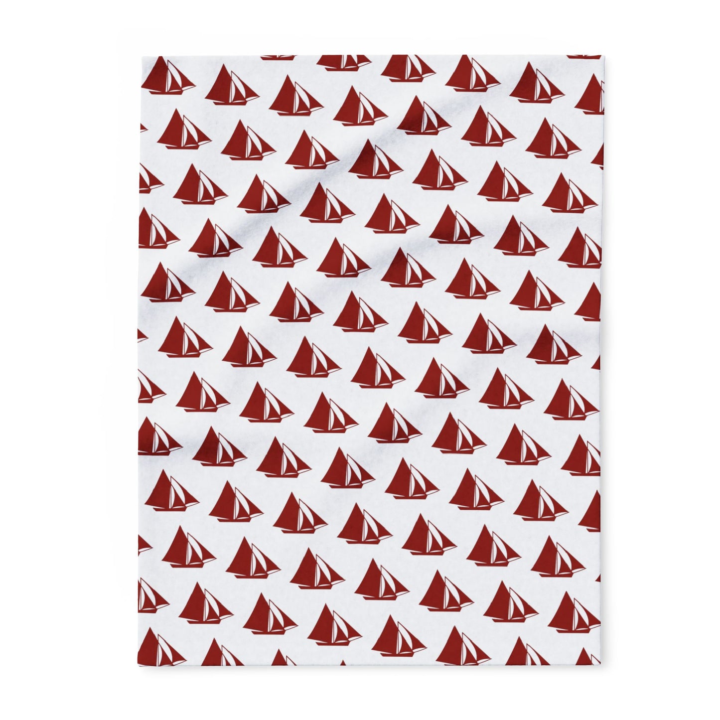 Fleece Blanket - Cozy Arctic Ocean Galway Hooker Design