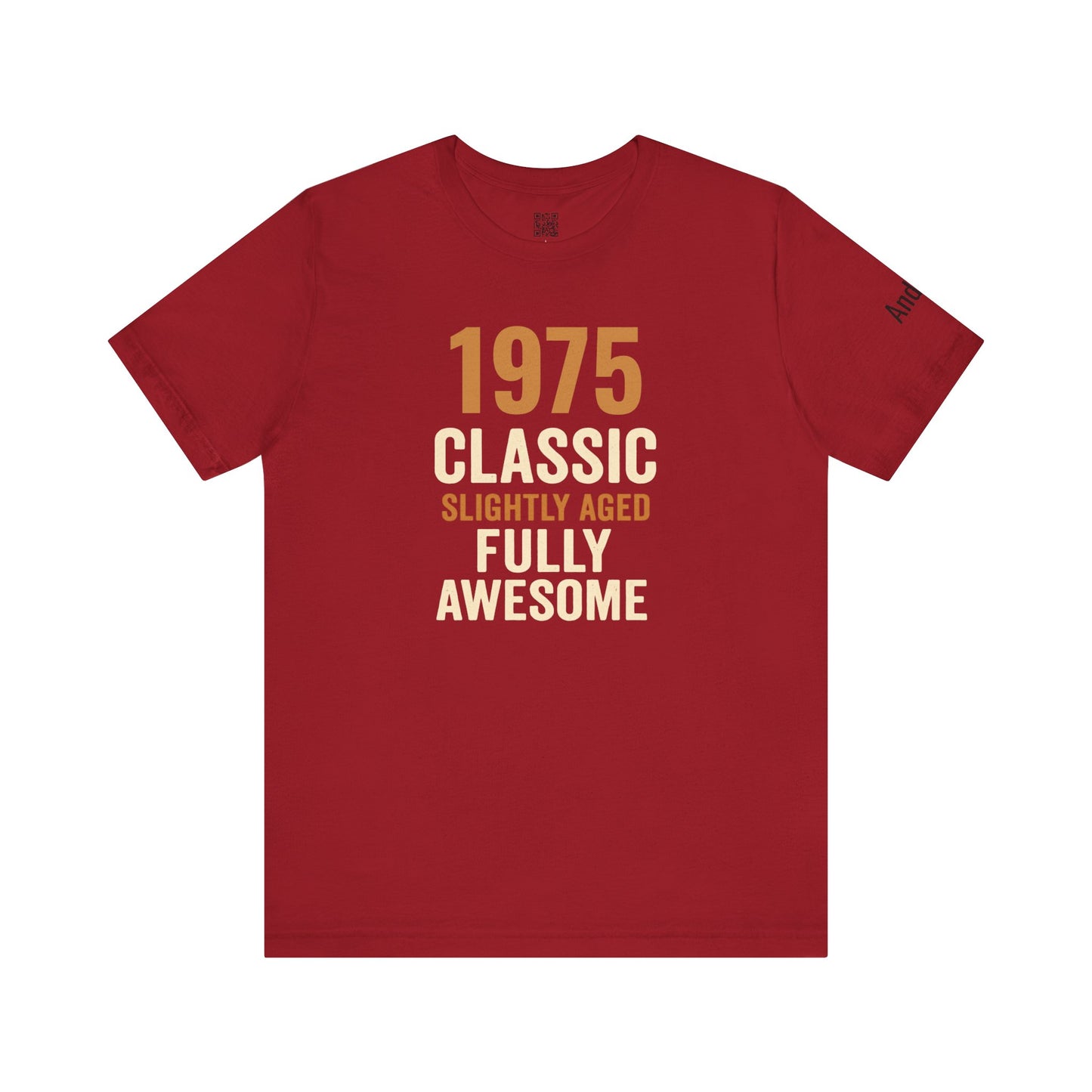 Personalized Vintage Unisex Tee with Birth Year and Name/Favorite Quote Sleeve Unisex Jersey Short Sleeve Tee