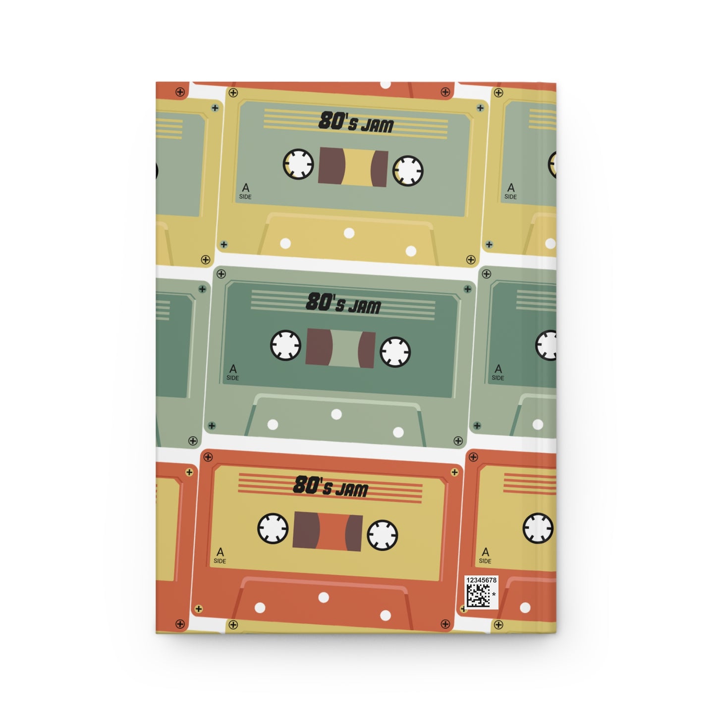 Personalize Hardcover Journal Matte - 80s Cassette 90s Design
