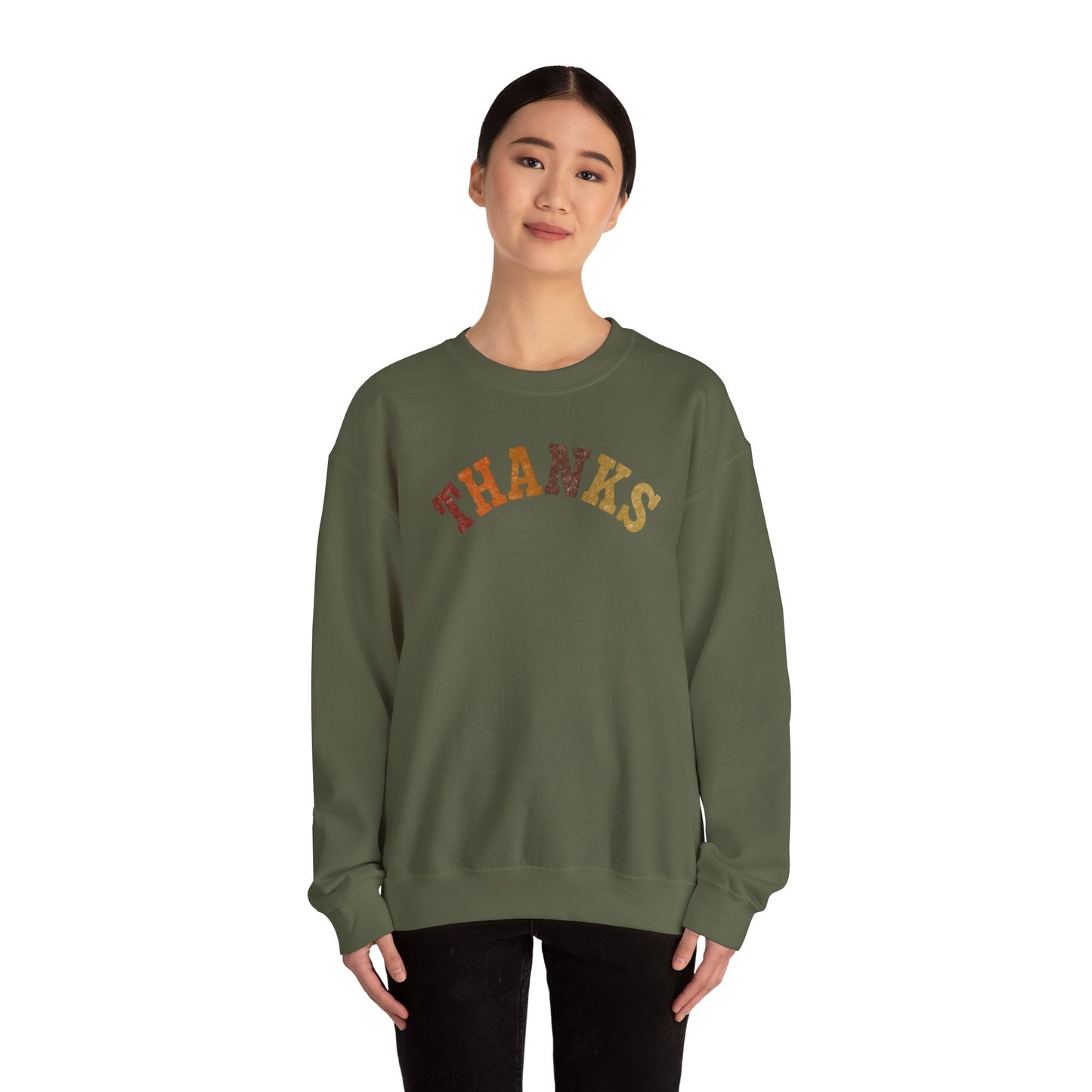 Thankful Vibes Unisex Sweatshirt, Cozy Gift for Friends, Thanksgiving Apparel, Thank You Sweatshirt, Casual Wear for All Occasions