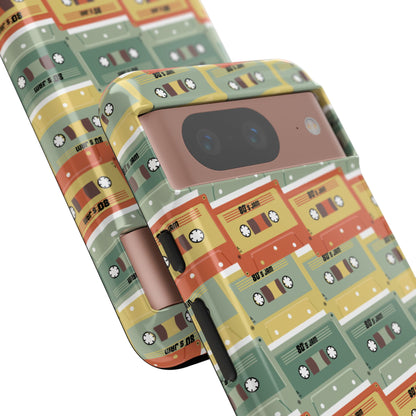 Retro Phone Case - 80s 90s Jam Cassette Tapes, Unique Gift for Music Lovers, Birthday Present, Vintage Style Phone Cover, Cassette Design