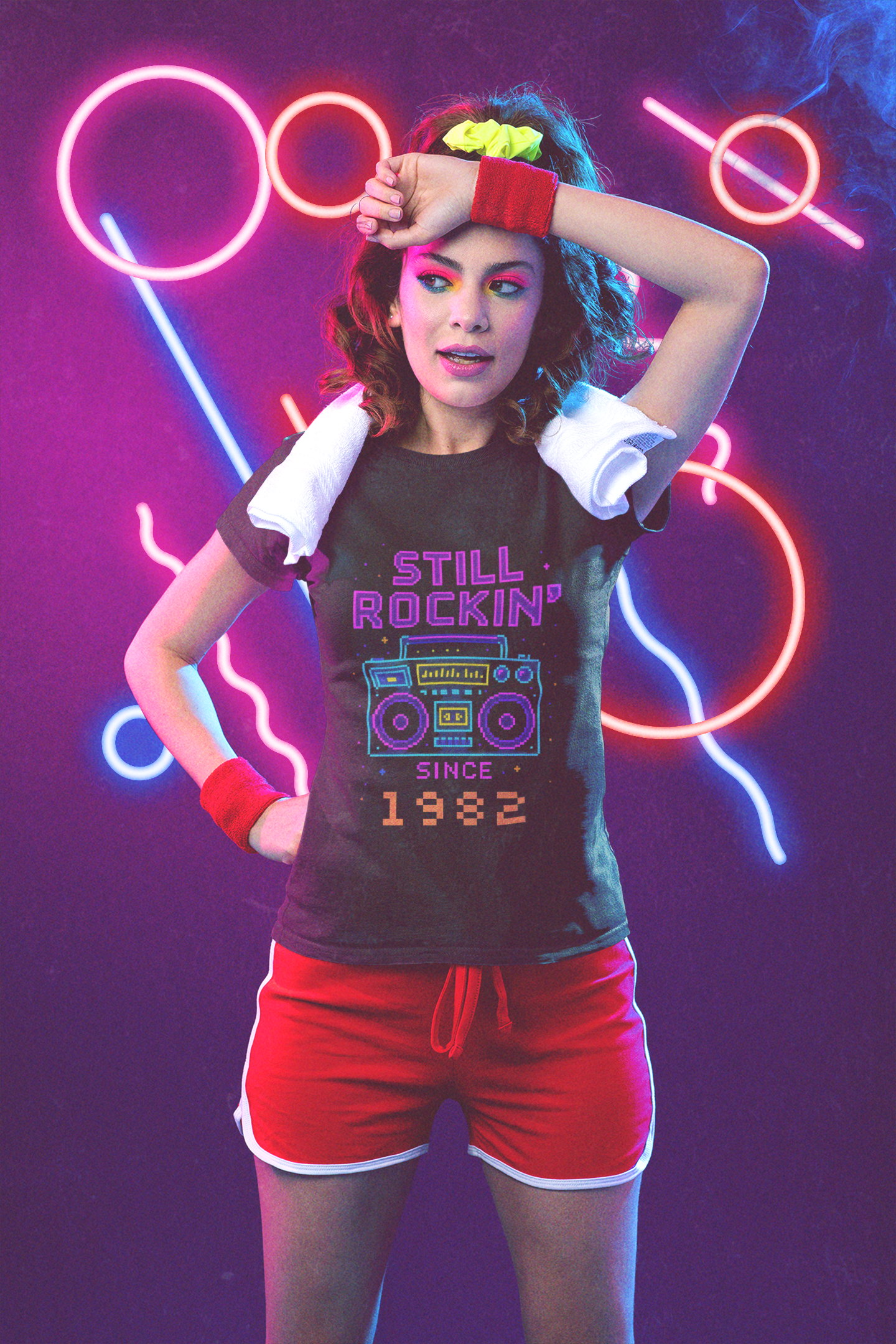 Personalized Birth Year Boombox Unisex Tee - Retro Nostalgia Personalized Shirt