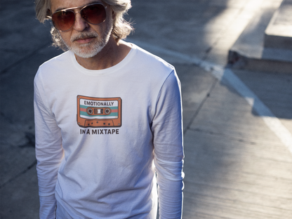 Long Sleeve Tee - Personalize Emotionally in a Mixtape with Birth Year or Name Unisex Ultra Cotton Long Sleeve Tee