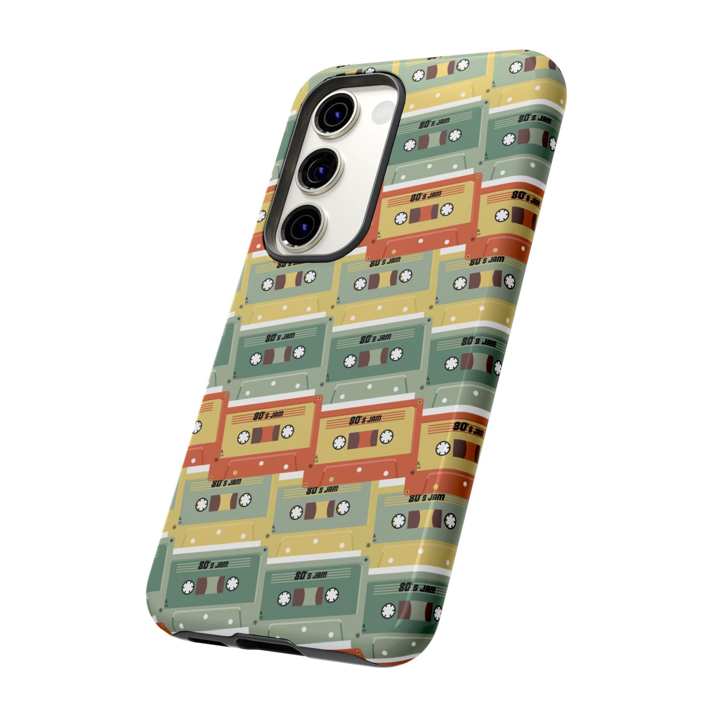 Retro Phone Case - 80s 90s Jam Cassette Tapes, Unique Gift for Music Lovers, Birthday Present, Vintage Style Phone Cover, Cassette Design