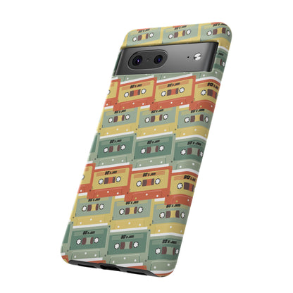 Retro Phone Case - 80s 90s Jam Cassette Tapes, Unique Gift for Music Lovers, Birthday Present, Vintage Style Phone Cover, Cassette Design